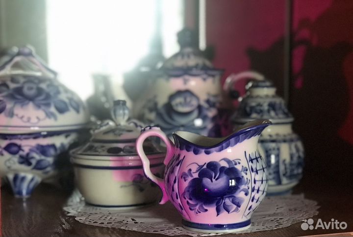 Сервиз гжель новый