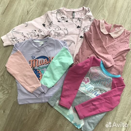 Вещи пакетом на девочку 92-110