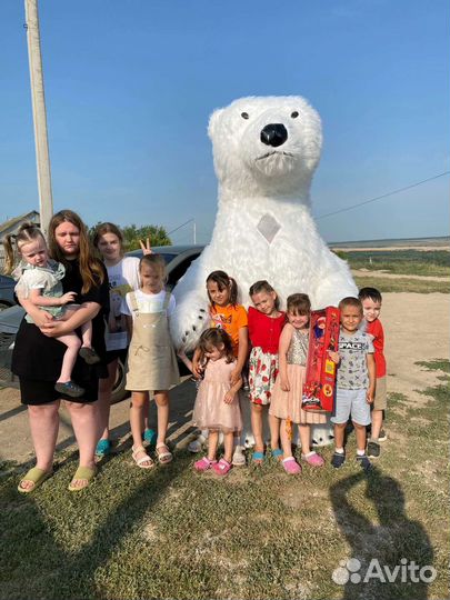 Белый мишка поздравление