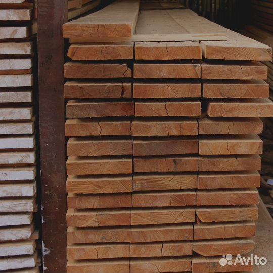 Шлифованные доски лиственницы 45x150 мм, для элега