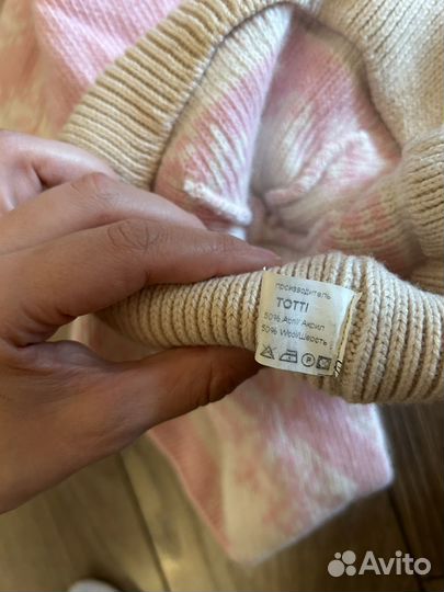 Комплект шапка шарф и варежки женские