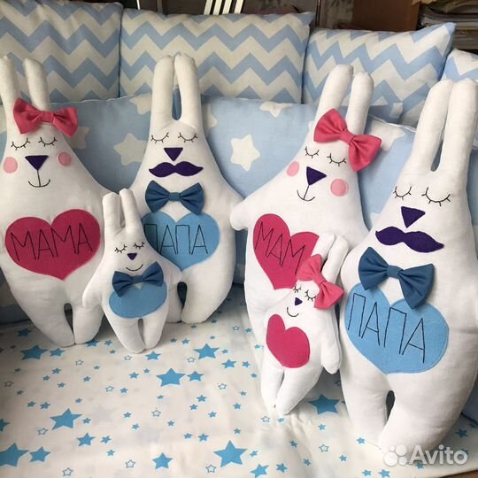 Семья зайчиков новые