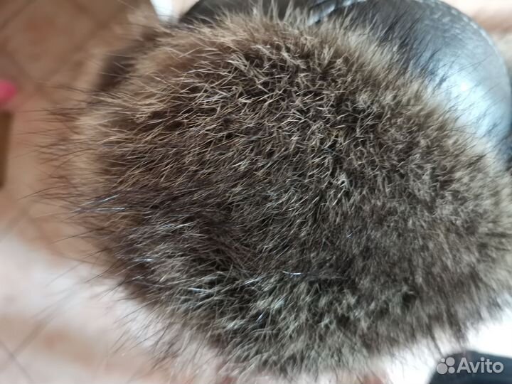 Шапка ушанка мужская енот