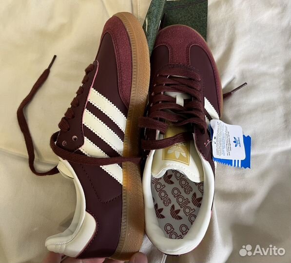 Кеды Adidas Samba OG «Maroon Gold»