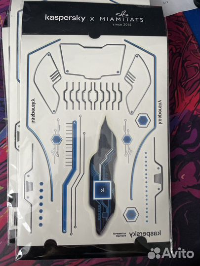 Переводные татуировки Kaspersky