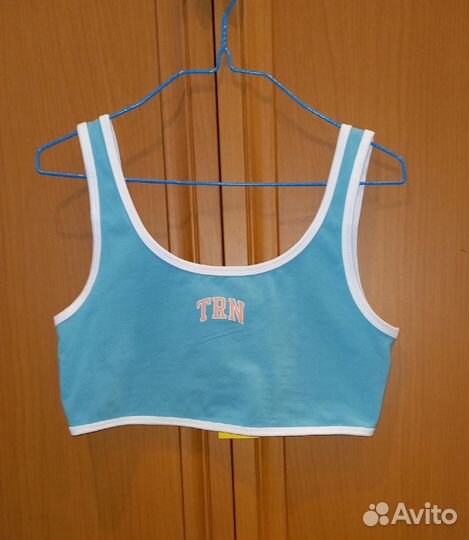 Топ для фитнеса. Хлопок. Новый. Р. 46