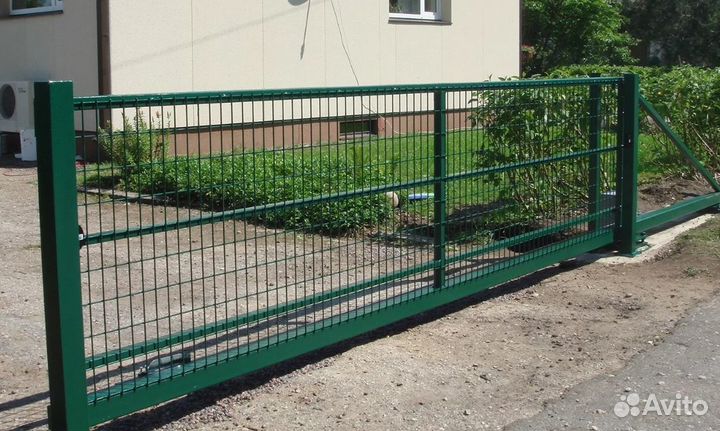 Забор из 3D сетки быстро работа по договору