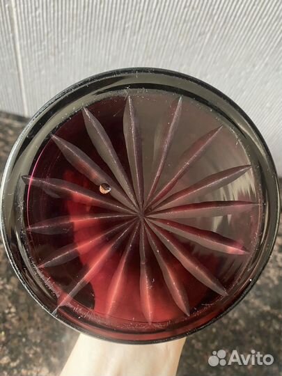 Ваза хрустальная