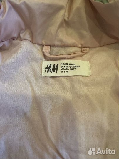 Куртка демисезонная для девочки H&M 122