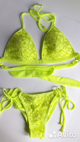 Купальник раздельный, расшитый бисером