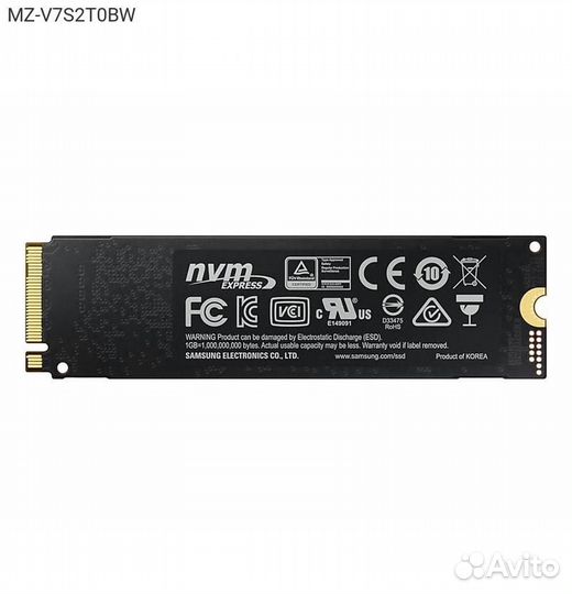 Диск SSD Samsung 970 EVO Plus M.2 2280 2TB PCIe NV