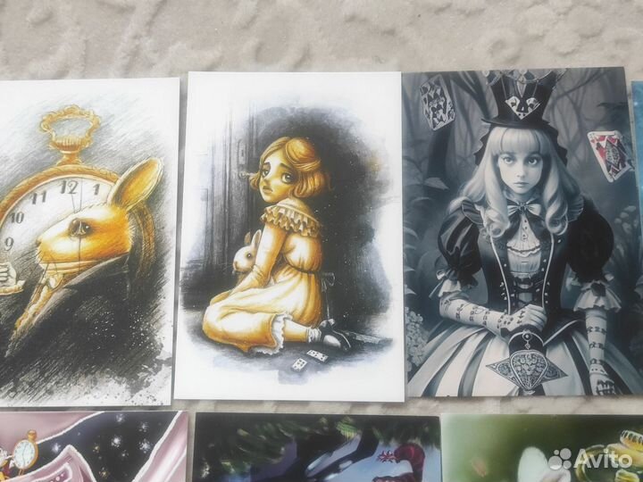 Открытки Алиса в стране чудес