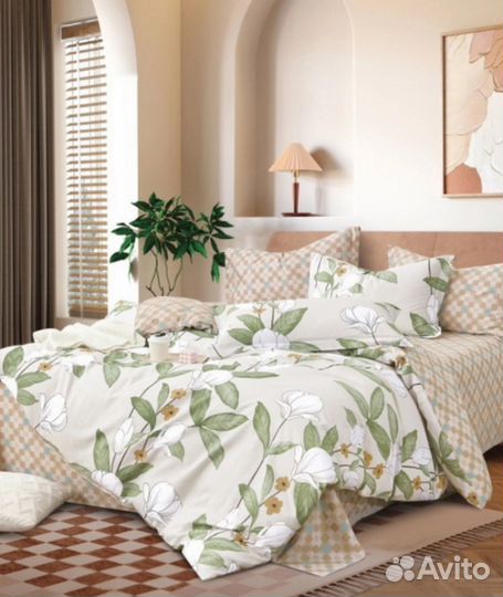 Ткань хлопок сатин 235см на постель простынь