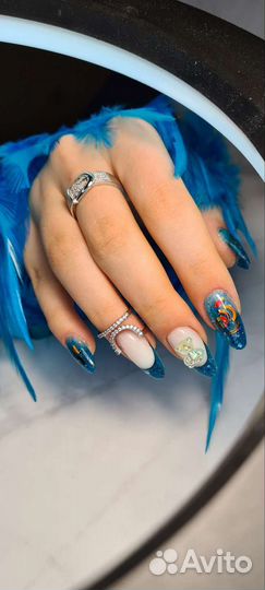 Наращивание ногтей на дому