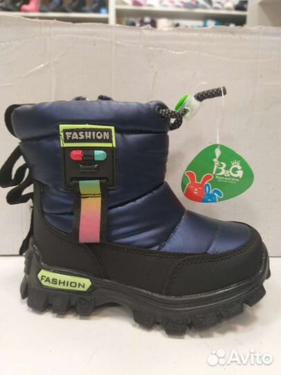 Новые детские ботинки зимние