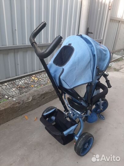 Детский велосипед с ручкой бу