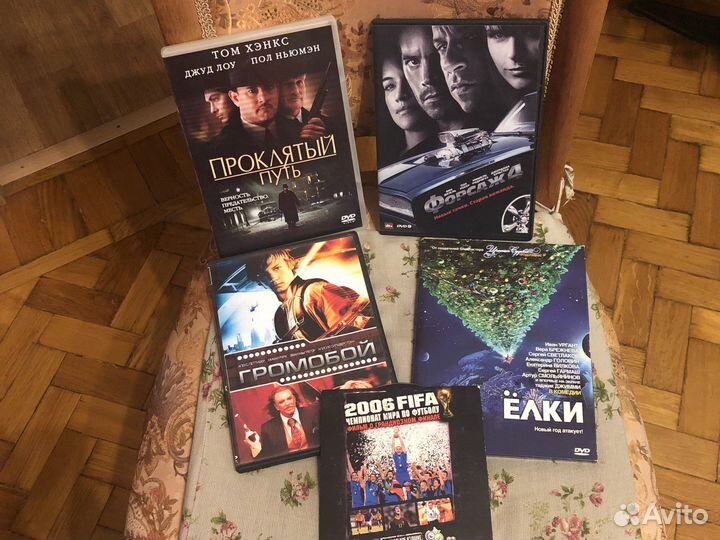 Коллекция видео дисков в состоянии новые