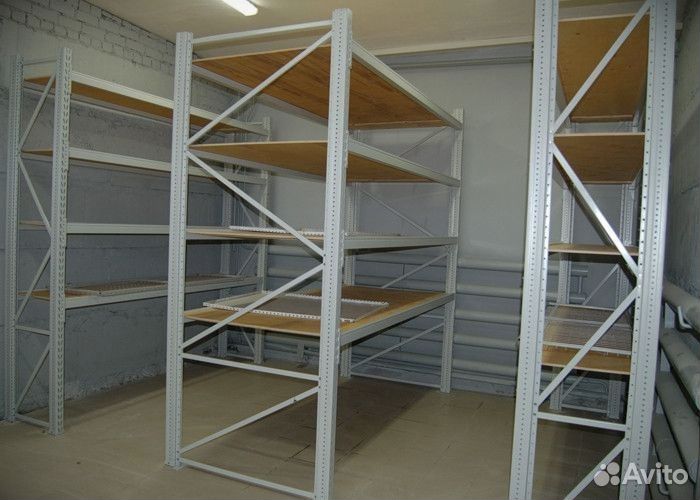 Стеллаж металлический торговый