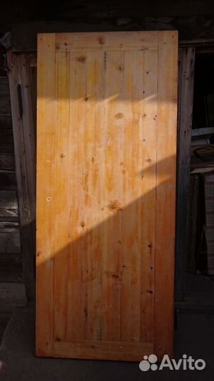 Дверное полотно из массива сосны