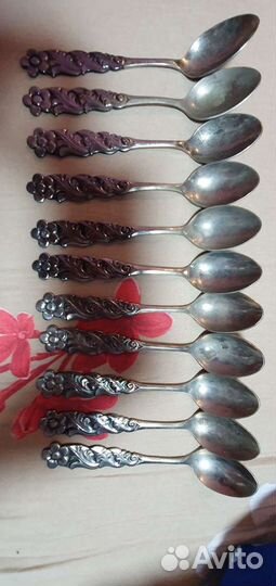 Столовые приборы ссср, мельхиор, мнц