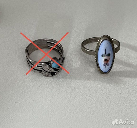 Винтажное кольцо 17 размер
