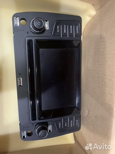 Магнитола volkswagen golf 7 с рамкой