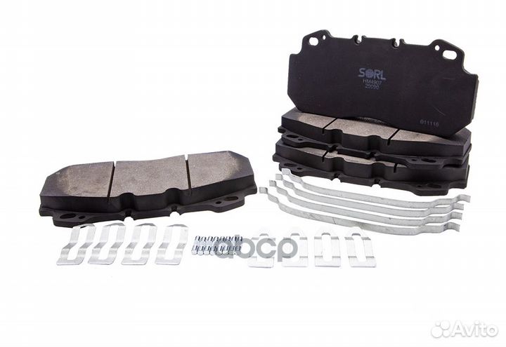 Колодки дисковые 29090 249x114x28 с р/к RVI A