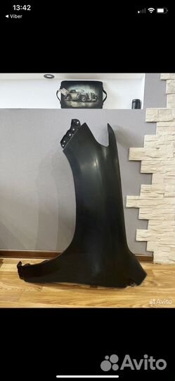 Крыло переднее toyota land cruiser 200 ABS пластик