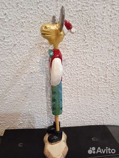 Лось Новогодний, деревянный