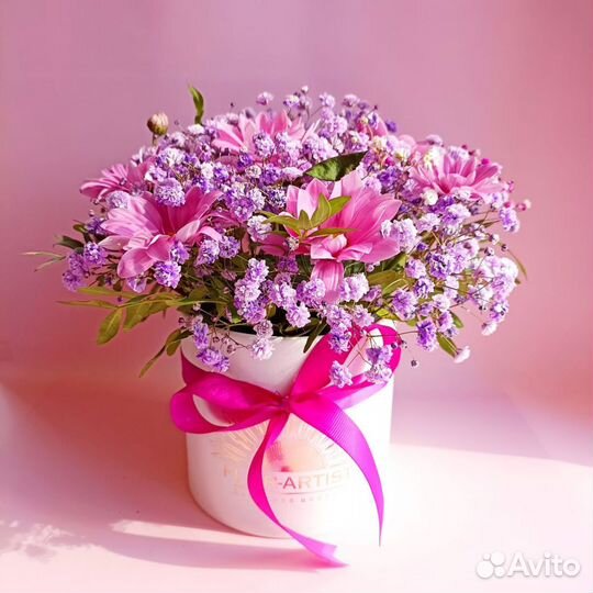 Цветы в коробке