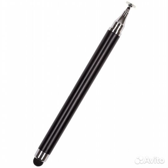 Стилус Zibelino универсальный 2в1 черный #377608