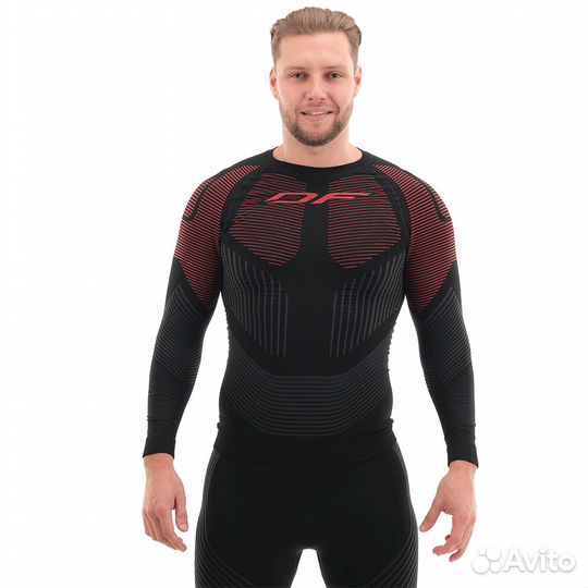 Термобелье кофта и брюки DF 3D thermo green и RED