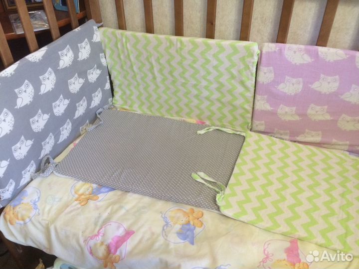 Бортики в кроватку