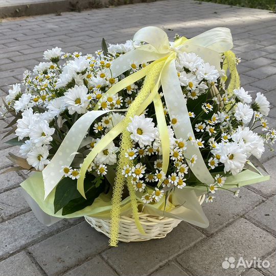 Цветы. Букет из ромашек