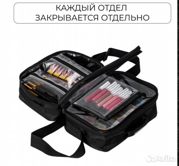 Сумка кейс для визажиста органайзер