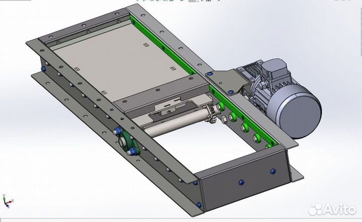 Ножевая задвижка с электрическим приводом