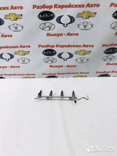 Топливная рампа форсунки chevrolet aveo т300