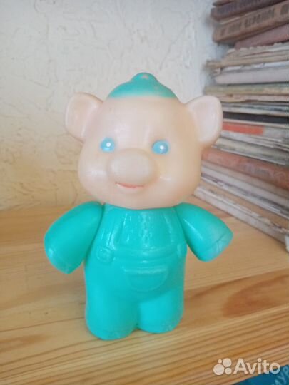 Поросенок СССР пластмассовый, дутыш СССР. Редкий