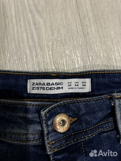 Джинсы zara 36