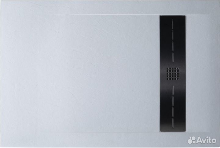 Поддон для душа Aquanet Delight 160x80 белый камень, с сифоном