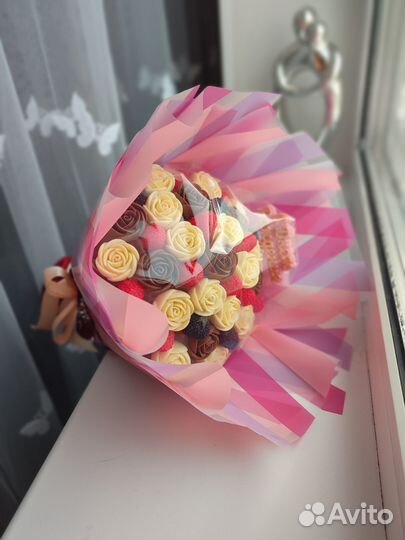 Шоколадные цветы