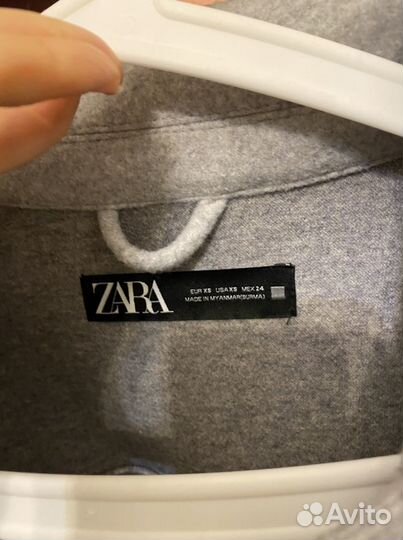 Куртка рубашка zara xs