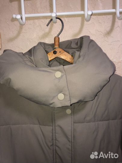 Пуховик пальо женский