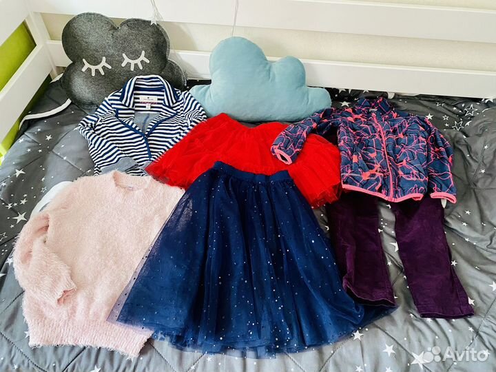 Вещи пакетом на девочку 104-110