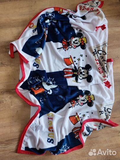 Новый. Плед покрывало с Дисней Минни и Микки