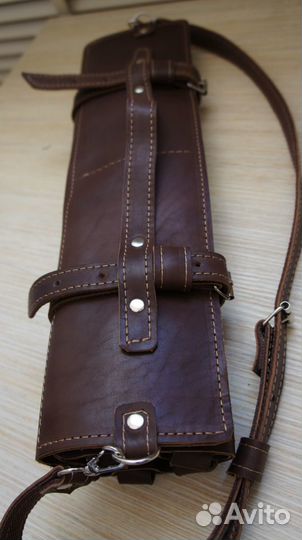 Скрутка повара кожаная, ручной работы