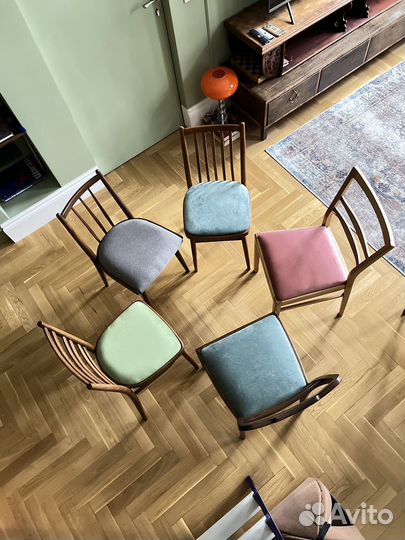 Винтажные стулья после реставрации