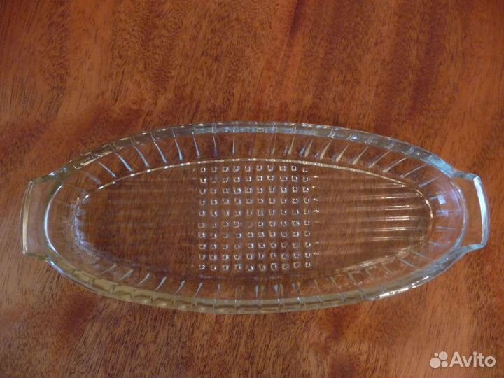 Селедочница стеклянная СССР