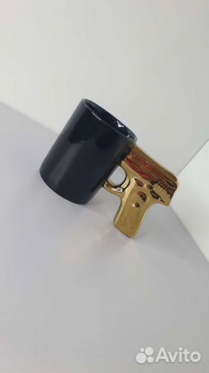 Кружка пистолет новая