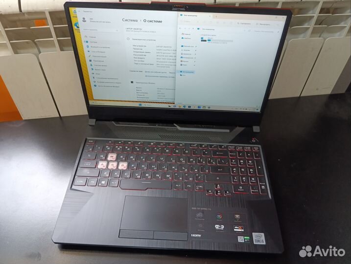 Игровой ноутбук Asus tuf gaming fx506l